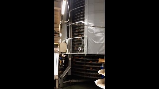 Тент на спиральную башню охлаждения для хлебозавода смотреть онлайн