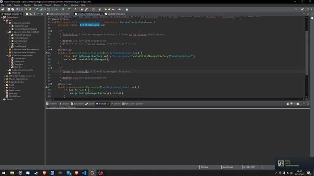 Notre Classe EntityManager