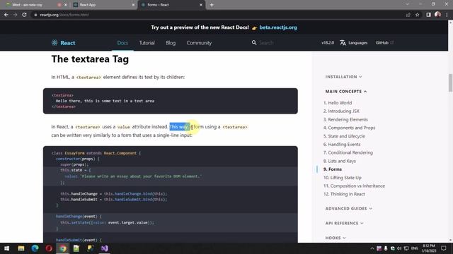 React 9. Forms смотреть онлайн