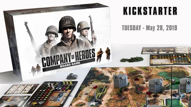 Company of Heroes Board Game KickStarter Teaser смотреть онлайн