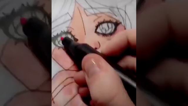 РИСУЮ АНИМЕ ТЯН МАРКЕРАМИ/мои видео из likee❤️ смотреть онлайн