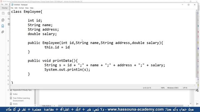 8. JAVA OCA 1Z0 808 Benefits of Java Summary End Chapter 1 Building Blocks смотреть онлайн