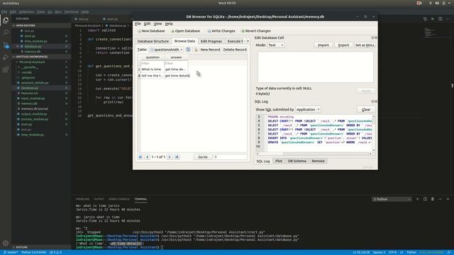 3. Connecting database | Personal Assistant in Python смотреть онлайн