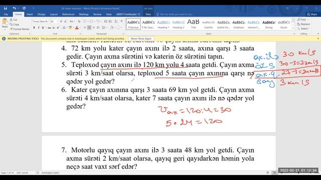Kater Məsələləri 10 çalışma Arzu Yaşarqızı (050-543-89-99)