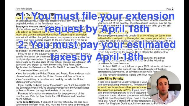 How to File a Tax Extension 2022 | IRS Form 4868 смотреть онлайн