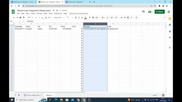 betasms API Integration with Google Forms - Step By Step Guide смотреть онлайн