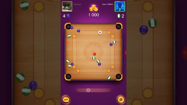 Пробная запись игры в Карром. смотреть онлайн
