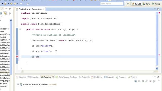 How to add elements to linked list in java? смотреть онлайн
