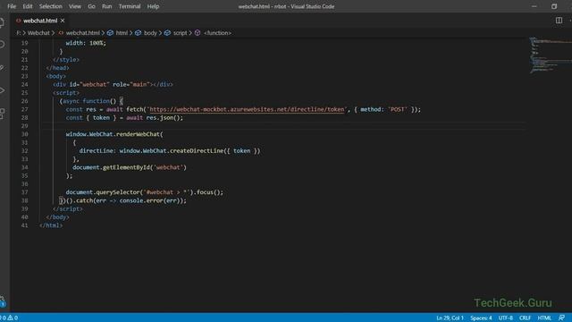 17. Connecting to Direct Line Channel & WebChat смотреть онлайн