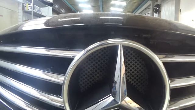 Mercedes CLS керамика и замена линз смотреть онлайн