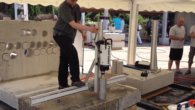 MDU Core Drill NTGRA SH QC with 132 mm drill bit смотреть онлайн