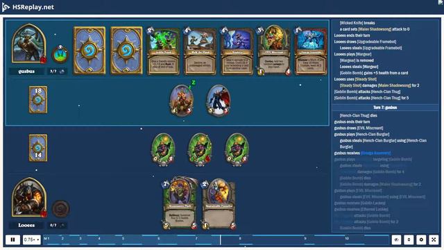 ProGaming - Hearthstone, Tempo Rogue(8) vs Mech Hunter(7) by gusbus and Looees, Ranked - Standard.. смотреть онлайн