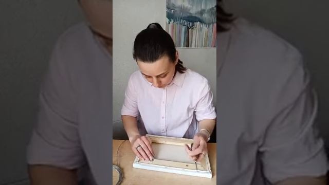 Подвес (крепление) для картин. Различные варианты, как для графичкских работ, так и для холстов. смотреть онлайн