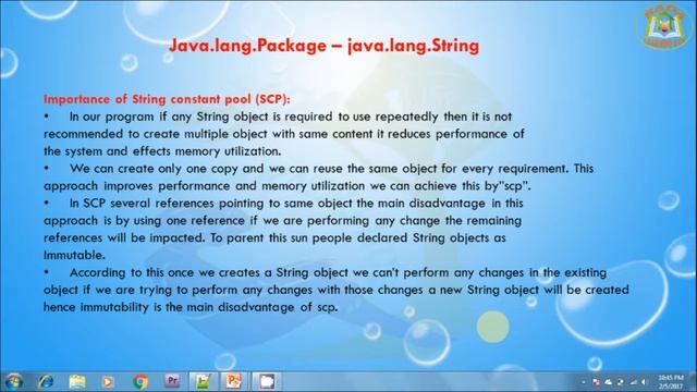 Lesson - 2 : java.lang Package - String Constant Pool in Java Programming Language смотреть онлайн