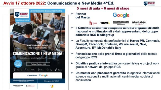 I Master dell’Area Marketing e Comunicazione смотреть онлайн