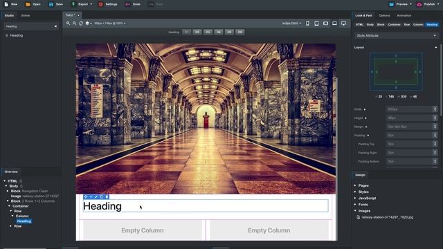 Bootstrap Studio - Tutorial 04 Tekst en kolommen смотреть онлайн