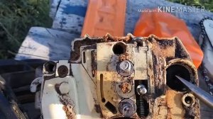 Как снимаются резин.амартизаторы на бензопиле штиль 180 ?