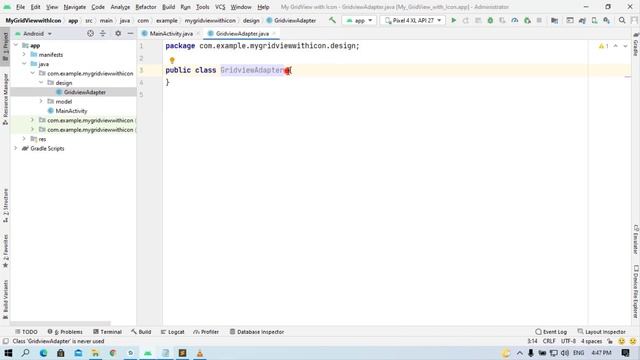 How to create GridView in Android Studio Using a Java Programming Language? смотреть онлайн
