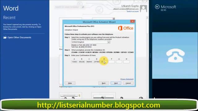 Microsoft Office 2013 Professional Plus Serial Key