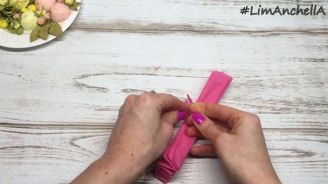 Как сделать хризантему из бумажных салфеток смотреть онлайн