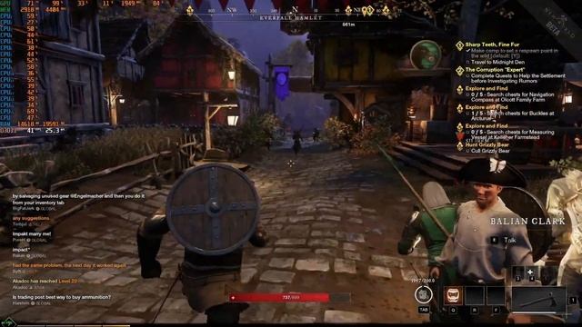 New world test fps GTX1060, Ryzen 2700. Проверка фпс. смотреть онлайн