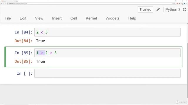 Learn Python : Python comparison Operators смотреть онлайн