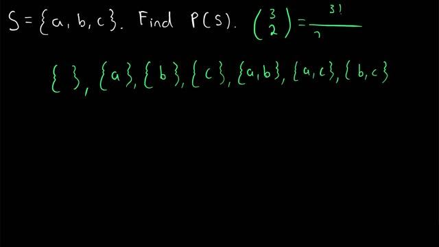 Finding Power Set Examples | Set Theory, Subsets and Power Sets смотреть онлайн