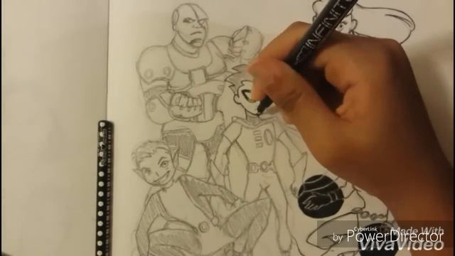 Drawing Teen Titans Characters смотреть онлайн