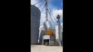 Разрыв силоса на элеваторах.