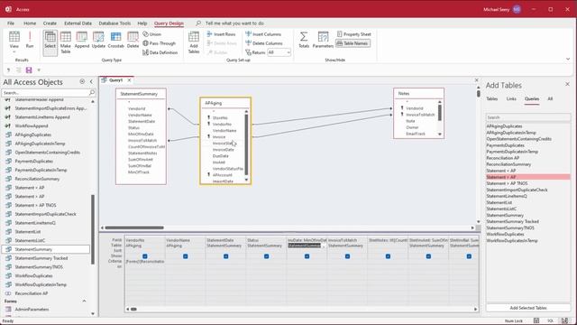 MS Access - Real World App - Part 11 Reconciliations - Queries (Union - Left Joins) смотреть онлайн