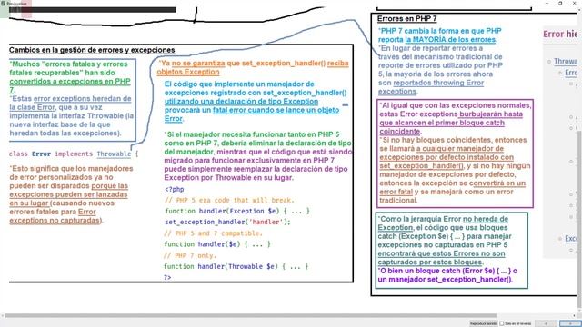 Errores en PHP | Interface Throwable en PHP | Polimorfismo en PHP | Interfaces en PHP (parte 2) смотреть онлайн