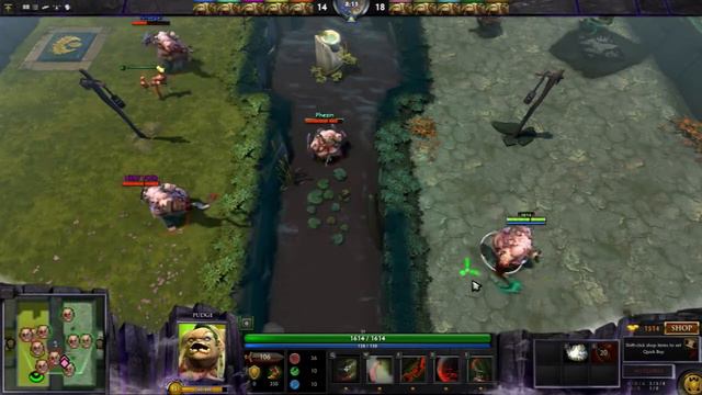Dota 2 Mod Pudge Wars D2Mod w/ Slice of Kris смотреть онлайн