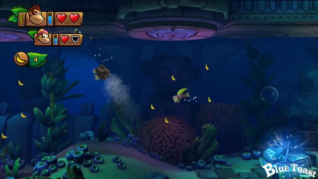 Donkey Kong Country Tropical Freeze 4-B Shoal Atoll 100% Guide смотреть онлайн