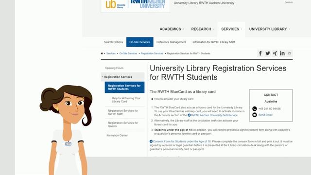 E-Tutorial: University Library Registration for Students смотреть онлайн