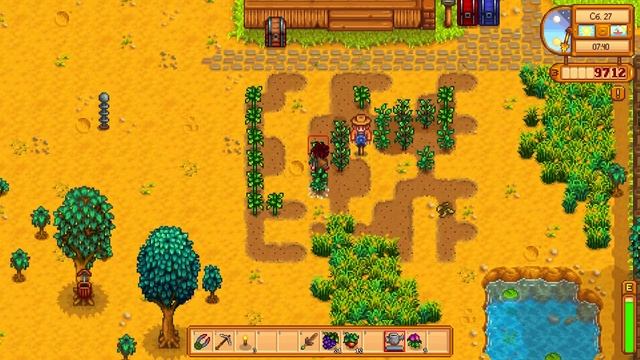 Stardew Valley - часть 4. (рыбачим, строим, копаем) смотреть онлайн