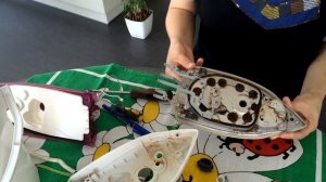 Как разобрать и почистить утюг Philips 3240 от накипи