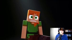"ANGRY ALEX" ? [VERSION A] Minecraft Animation Music Video @ZAMinationProductions REACTION!