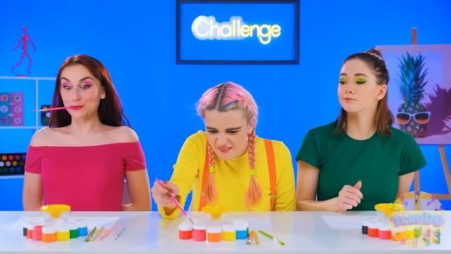 Кто лучше нарисует предмет, получит его | Сумасшедший челлендж от TeenDO Challenge