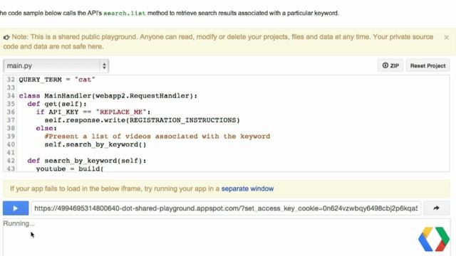 YouTube Developers Live: Getting Started with the YouTube API on Cloud Playground смотреть онлайн