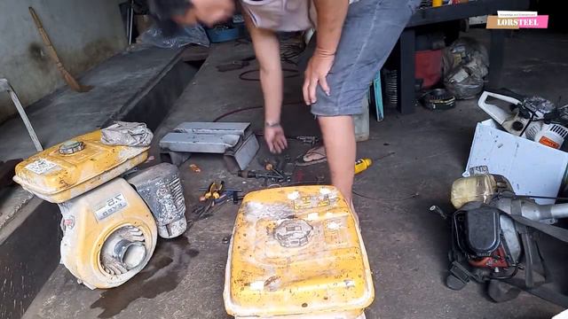 ROBIN EY28 CONCRETE MIXER | REPAIRING смотреть онлайн