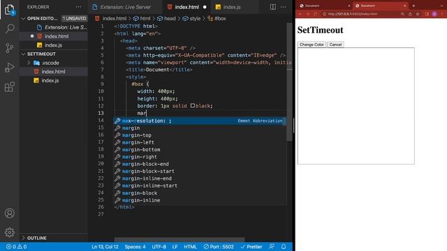 How to use SetTimeout in JavaScript смотреть онлайн