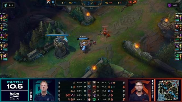 Excel vs Fnatic | Week 8 Day 1 S10 LEC Spring 2020 | XL vs FNC W8D1 смотреть онлайн