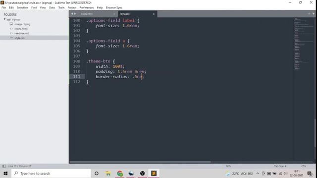 Learn to create login form from scratch using HTML & CSS | web development tutorial смотреть онлайн