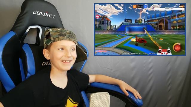 My 8-year-old son reacts to Rocket League pros смотреть онлайн