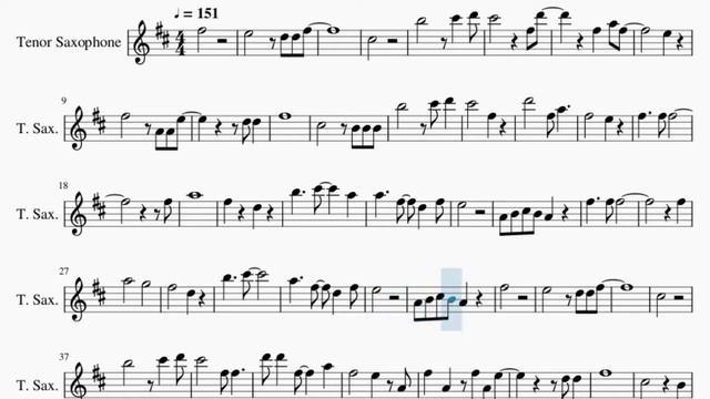 Tenor Sax Sheet Music: How to play Two Birds by Regina Spektor смотреть онлайн