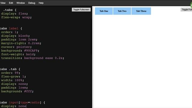 Create Responsive Pure CSS Tabs! Step-by-Step Tutorial ?? смотреть онлайн