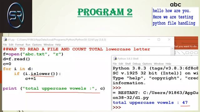 PART 2 FILE HANDLING IN PYTHON (CLASS XII) смотреть онлайн