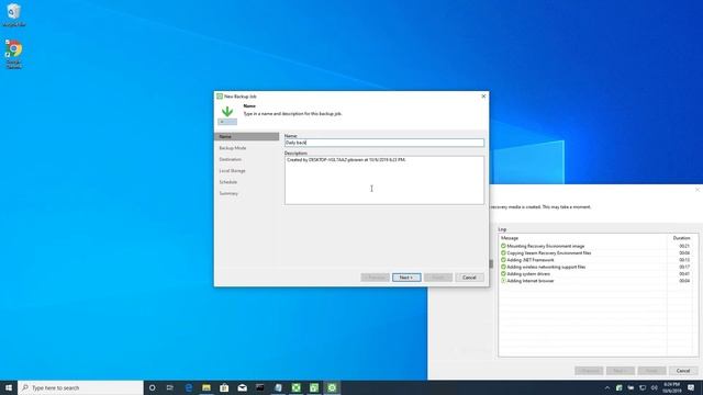 Installing Veeam Agent for Windows 3.0.2 for Windows 10 May 2019 Update [version 1903] смотреть онлайн
