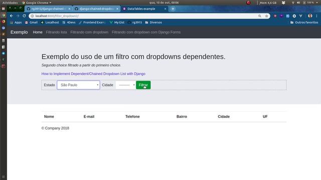 Django #3 - filtro com dropdowns dependentes + Django forms (chained dropdown) смотреть онлайн