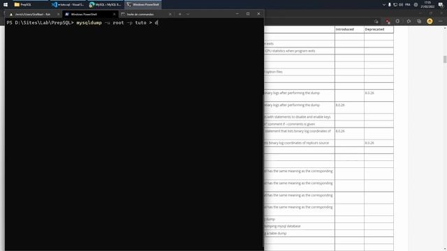Découverte de MySQL : Sauvegarde ses bases avec mysqldump смотреть онлайн
